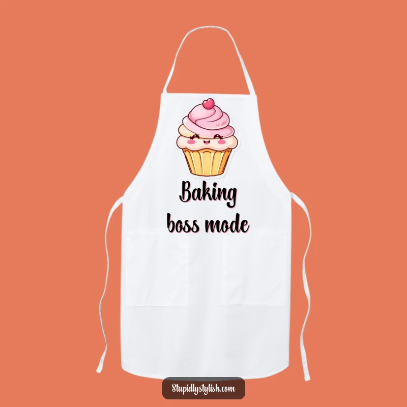 Funny Chic Cupcake Frosting Apron - Sweet Kitchen Fun