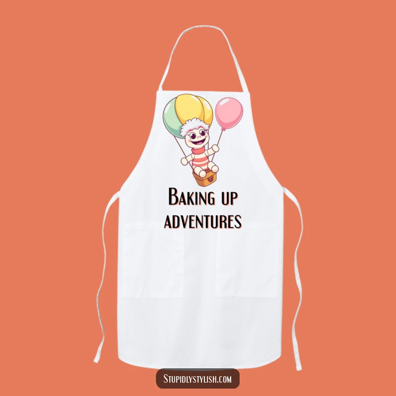 Funny Sock Puppet Chef Balloon Apron - Hilarious Kitchen Accessory