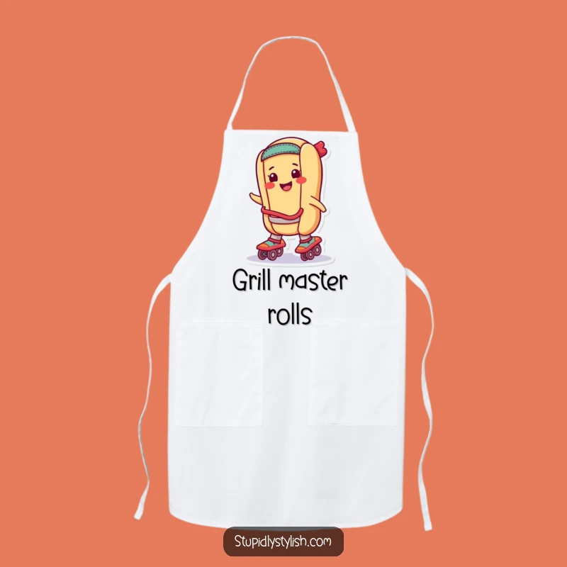 Funny Skating Hot Dog Apron: Cook with Speed, A Hilarious Funny Gift!