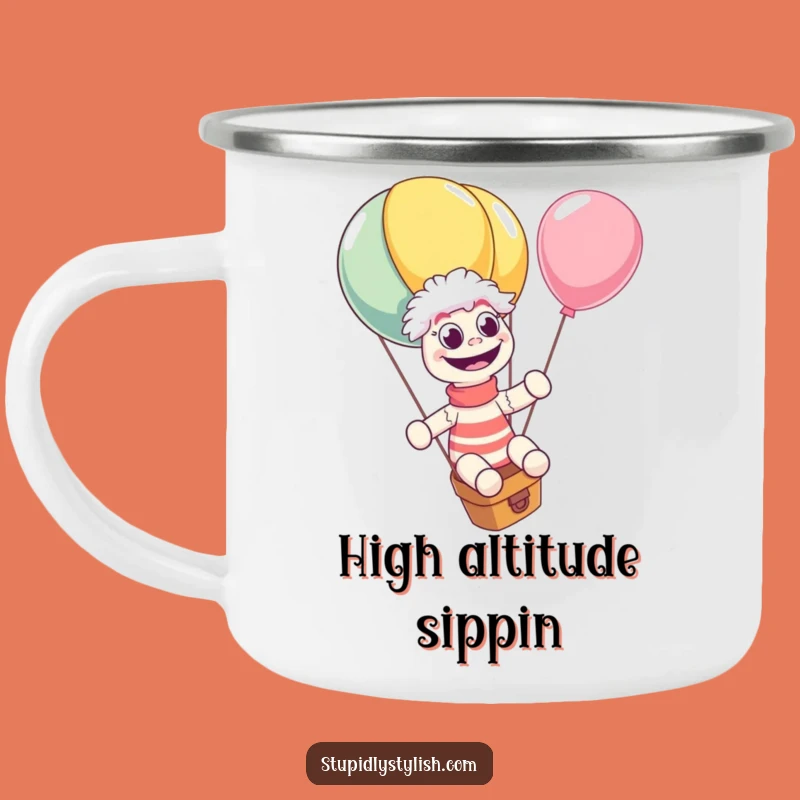 Funny Sock Puppet Camp Mug - Hilarious Outdoor Adventure Companion