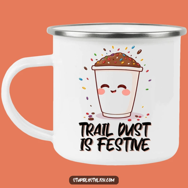Funny Sprinkle Sneeze Camping Mug: Adventure Coffee Cup Humor Gift
