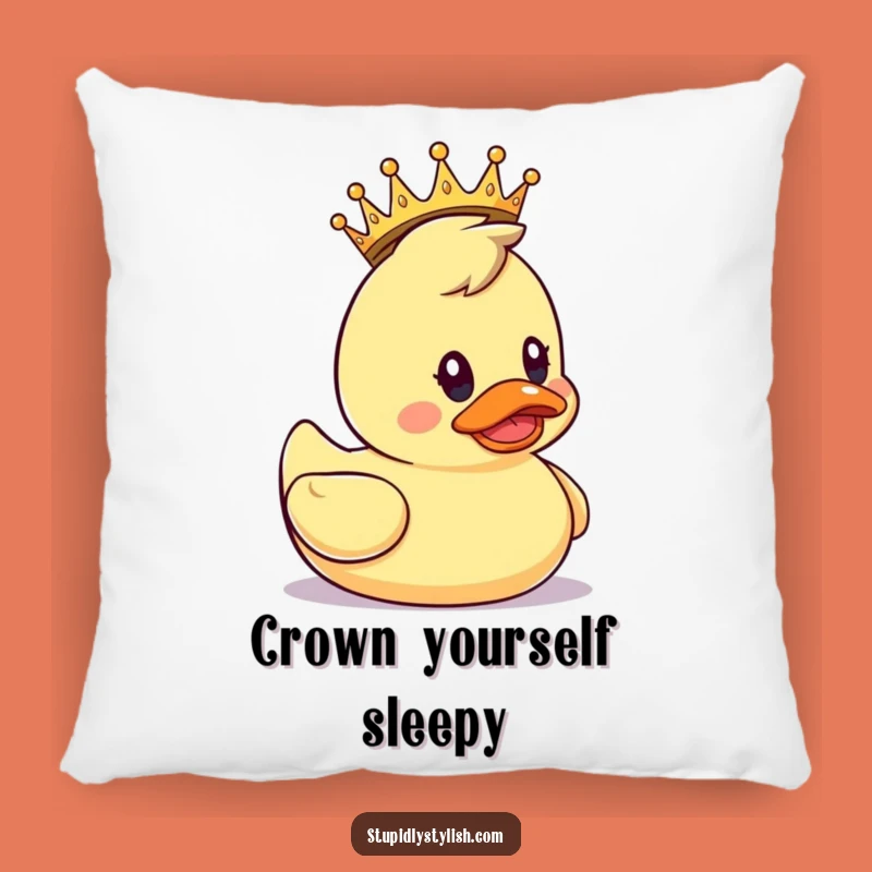 Funny Crowned Duck Pillow: Cozy Surprises, The Perfect Royal Funny Gift