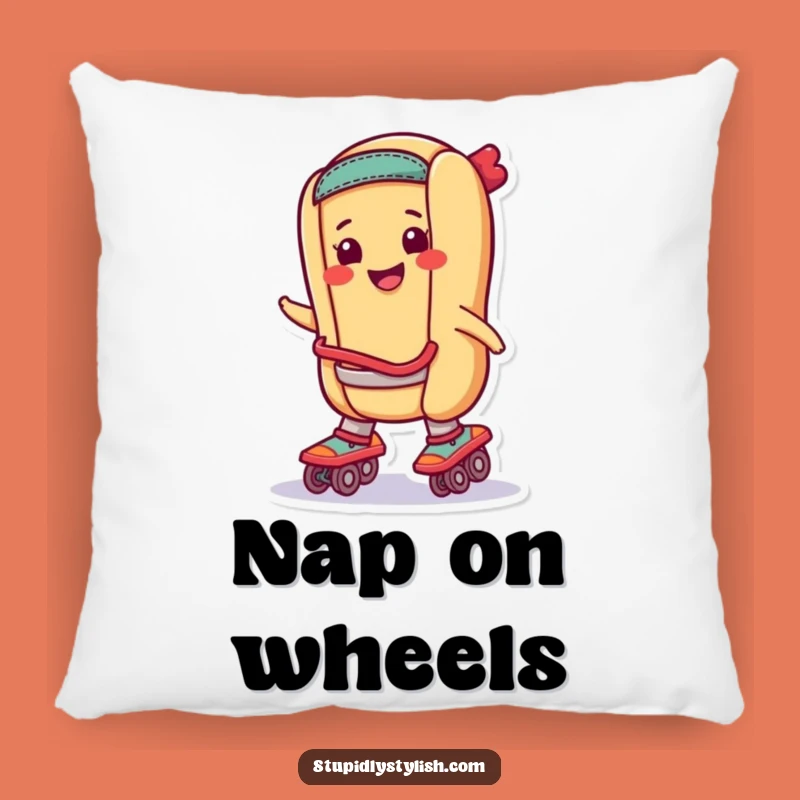 Funny Skating Hot Dog Pillow: Comfort on Wheels, The Perfect Fun Funny Gift