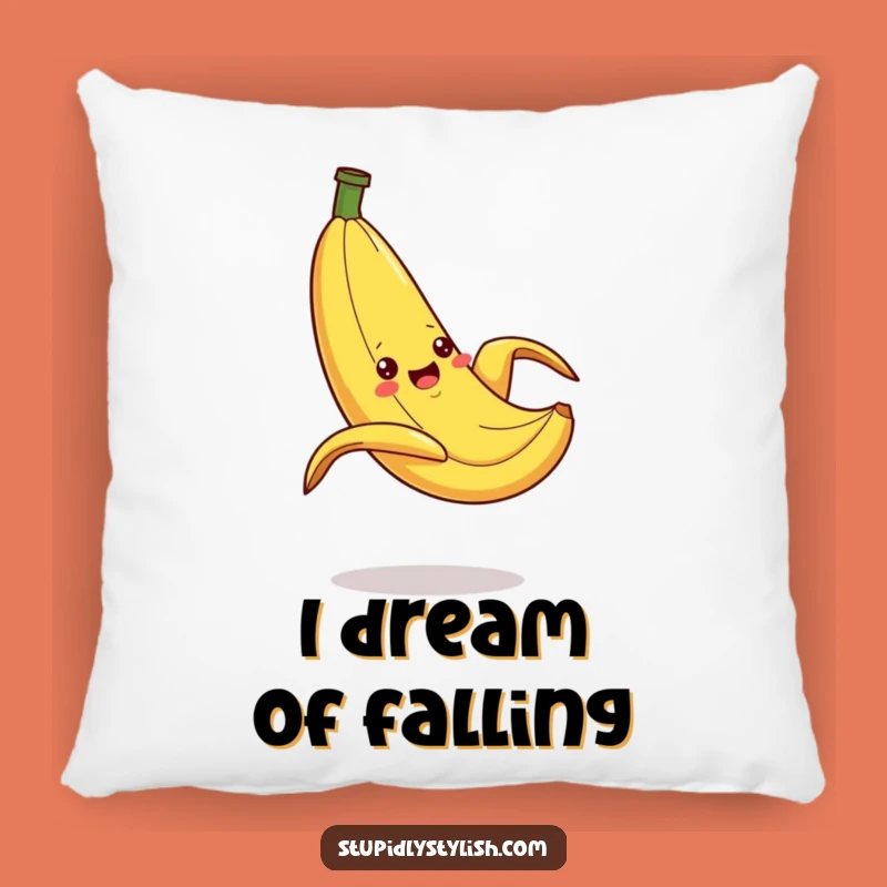 Funny Silly Banana Slipping Pillow: Cozy Comfort with Comical Cartoon Charm
