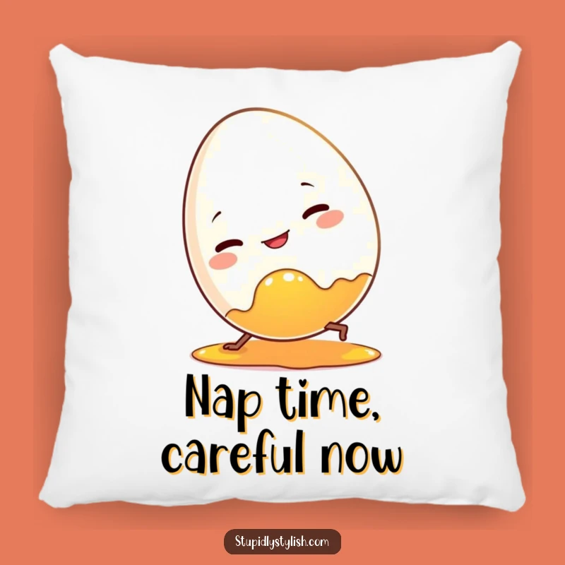 Funny Clumsy Egg Yolk Pillow - Cozy Klutz Funny Gift