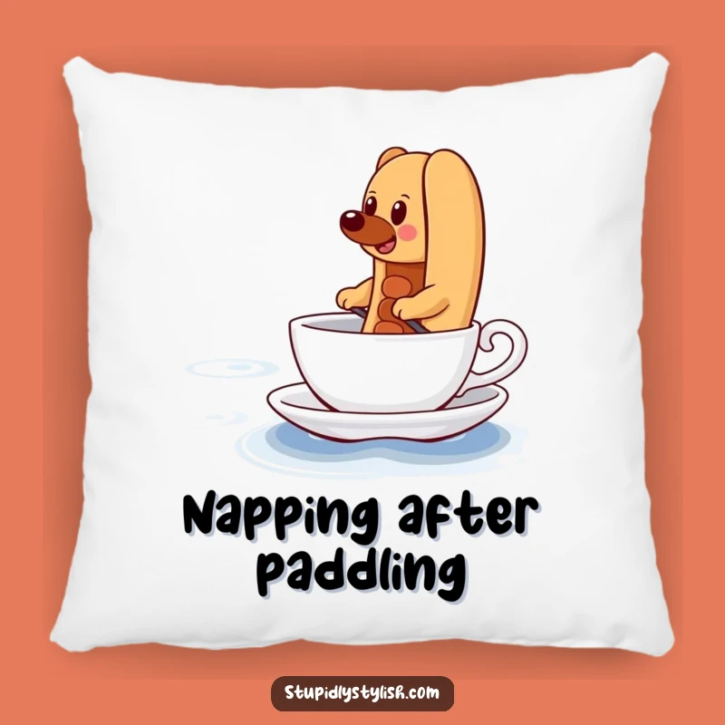 Funny Hot Dog Ocean Pillow: Determined Comfort, Delightful Funny Gift