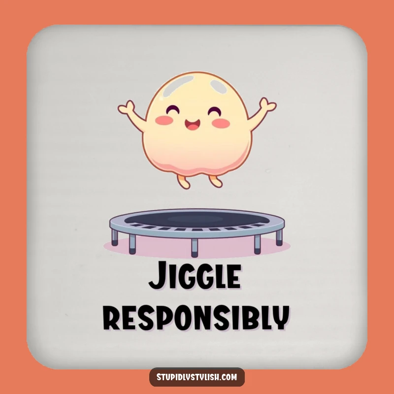 Funny Jelly Blob Coaster: Protect Your Surfaces with this Hilarious Bouncing Blob Drink Mat