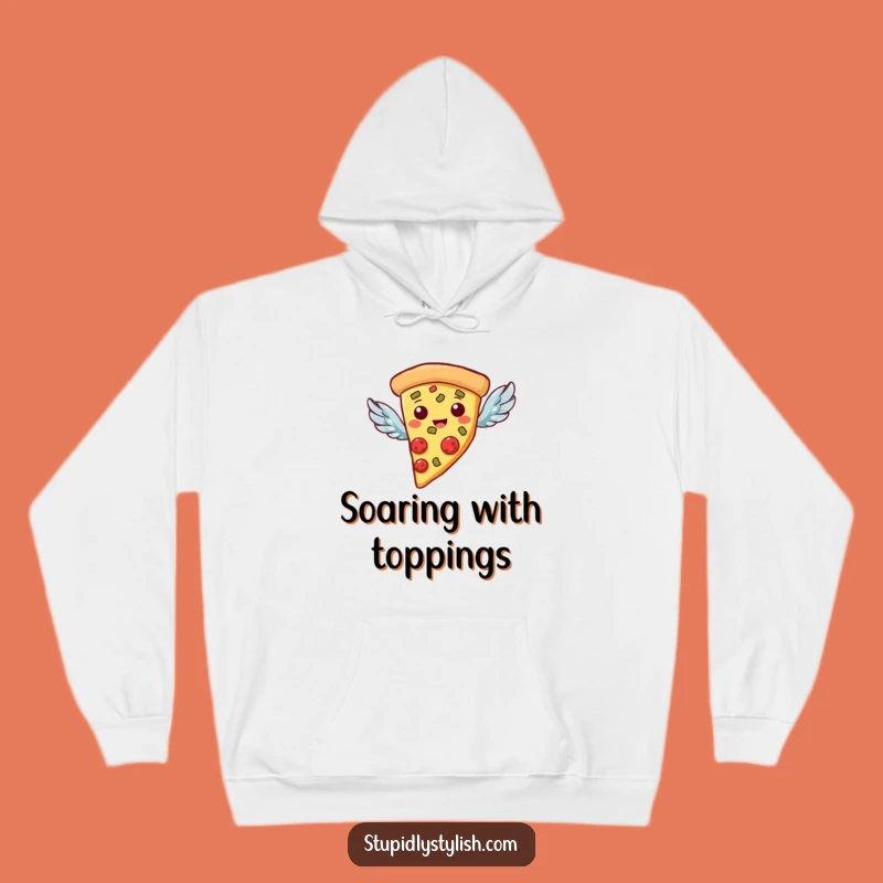 Cozy Funny Flying Pizza Hoodie: Warmth & Whimsy, Your New Favorite Funny Gift