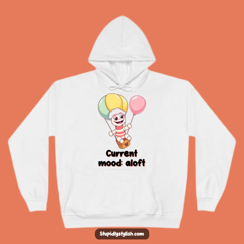 Cozy Funny Sock Puppet Balloon Hoodie - Warm & Hilarious Gift Idea