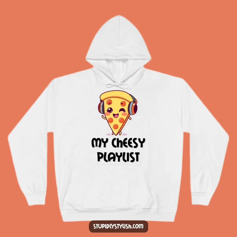 Funny Pizza Hoodie - Cozy Giggling Slice Sweatshirt Funny Gift
