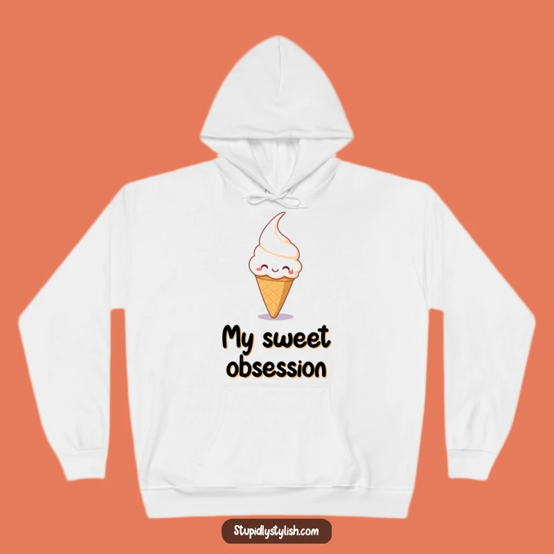 Cozy Funny Ice Cream Cone Hoodie: Sweet Comfort Guaranteed!