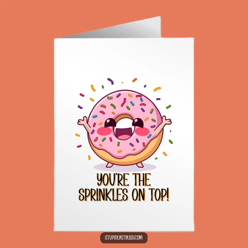Free Printable Congrats Card: Juggling Donut Success - Festive, Humorous Downloadable Gift!