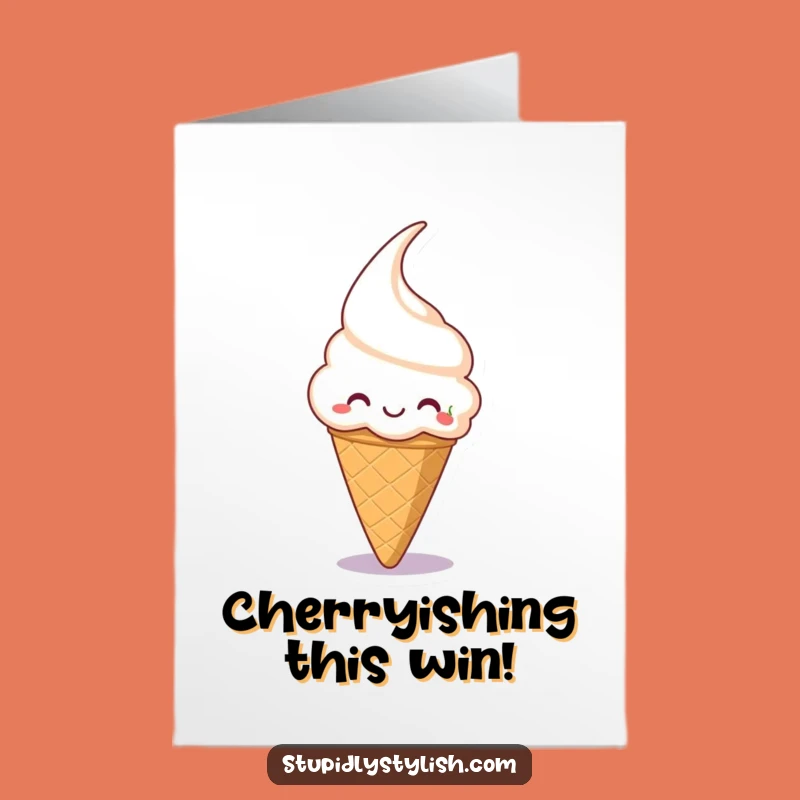 Free Printable Funny Ice Cream Congrats Card - Sweet Downloadable Achievement Gift