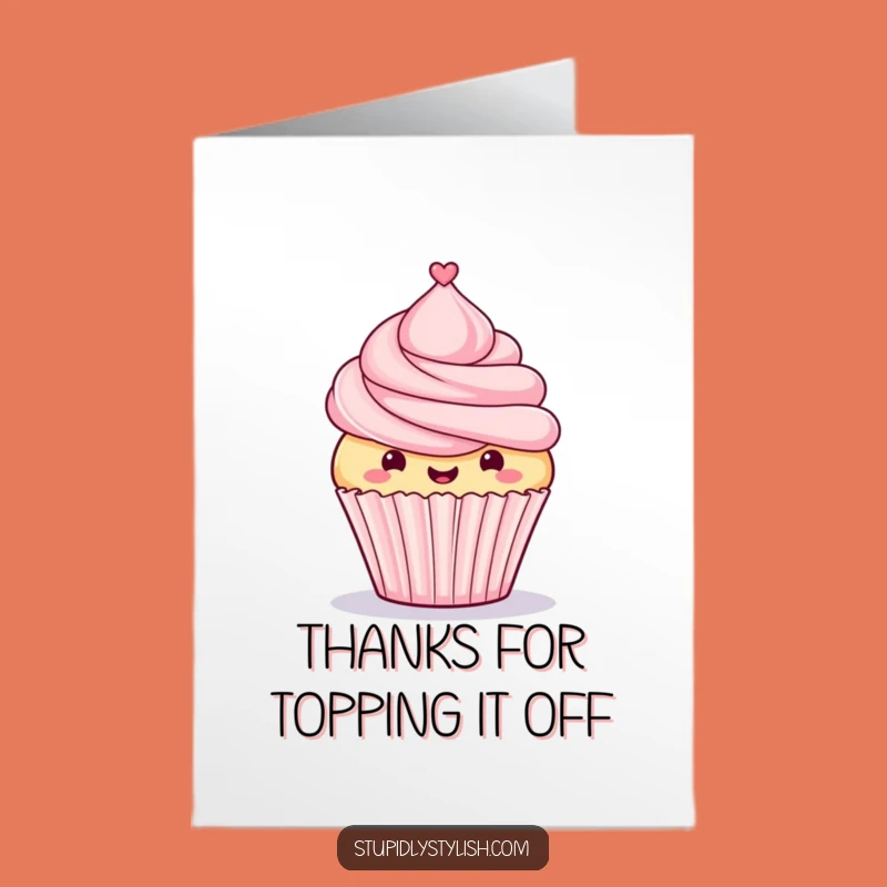 Free Printable Thank You Card: A Fancy Thanks from this Proud Cupcake!