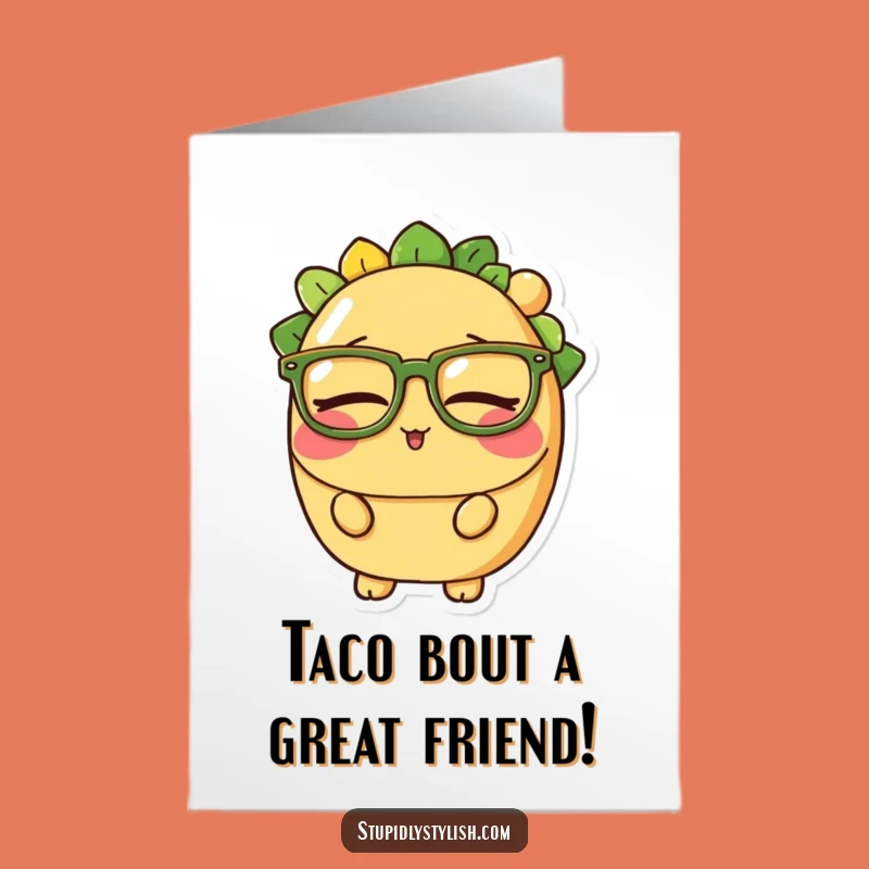 Free Printable Thank You Card: Sleepy Taco Funny Downloadable Gift of Thanks