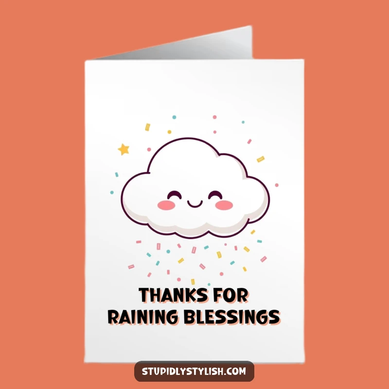 Funny Free Printable Thank You Card: Confetti Thanks! - Joyful Downloadable