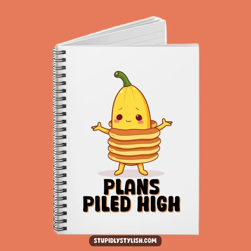 Funny Banana Pancake Balance Notebook - Jot Down Delicious Ideas Gift