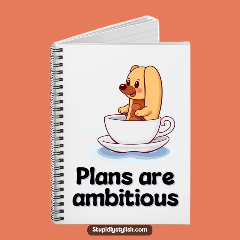 Funny Hot Dog Ocean Notebook: Determined Journal, Ideal Funny Gift