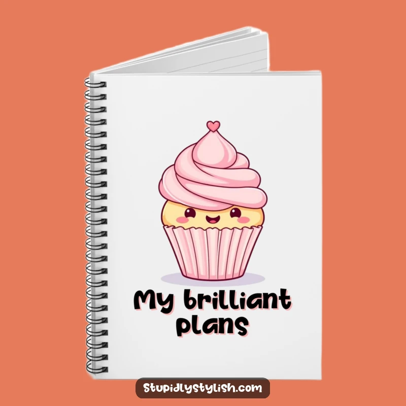 Funny Proud Cupcake Notebook - Jot Down Elegant Ideas & Sweet Plans