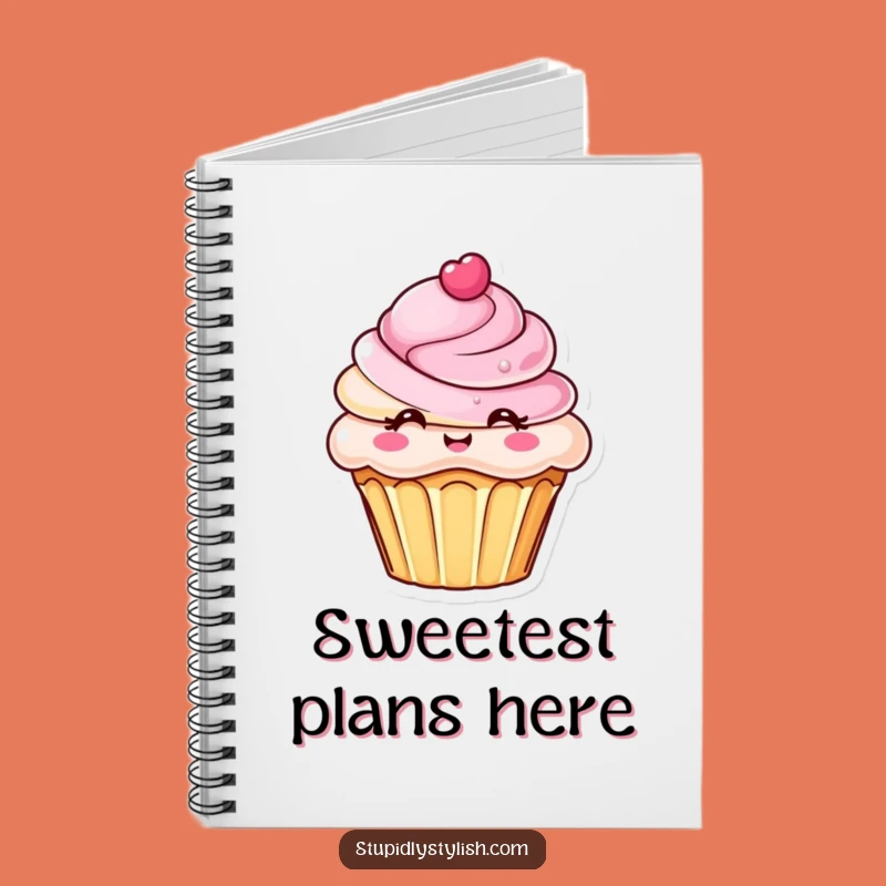Funny Chic Cupcake Frosting Notebook - Jot Down Sweet Ideas