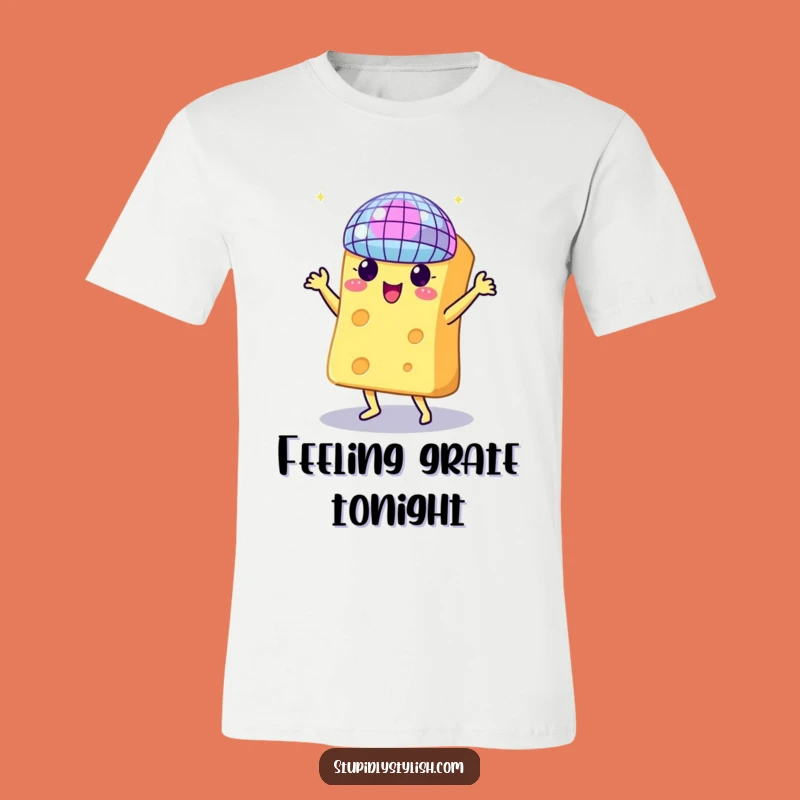 Funny Dancing Cheese Disco T-Shirt: Unleash Your Inner Party Animal