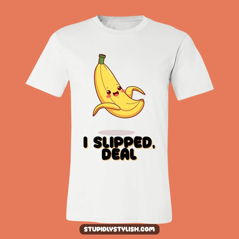 Funny Silly Banana Slipping T-Shirt: Wear the Ultimate Slapstick Fail