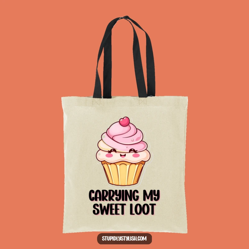 Funny Chic Cupcake Frosting Tote Bag - Sweet Style Accessory