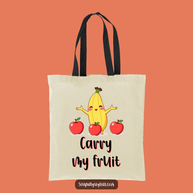 Funny Banana Juggling Tote Bag: Carry Your Essentials with Fruity Humor