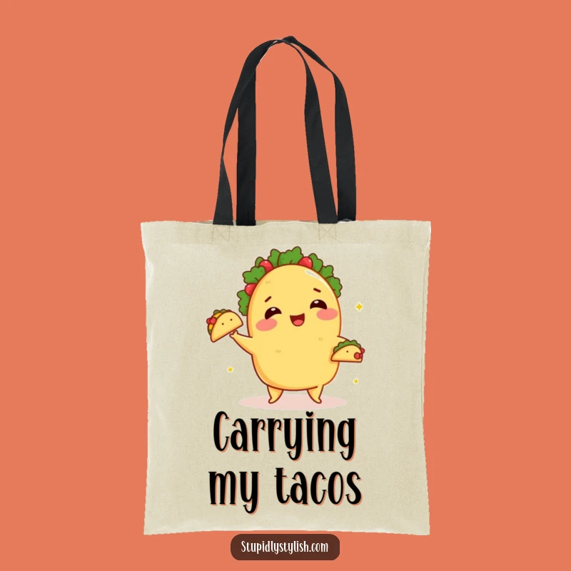 Funny Juggling Taco Tote Bag: Carry Your Crew, An Excellent Funny Gift!