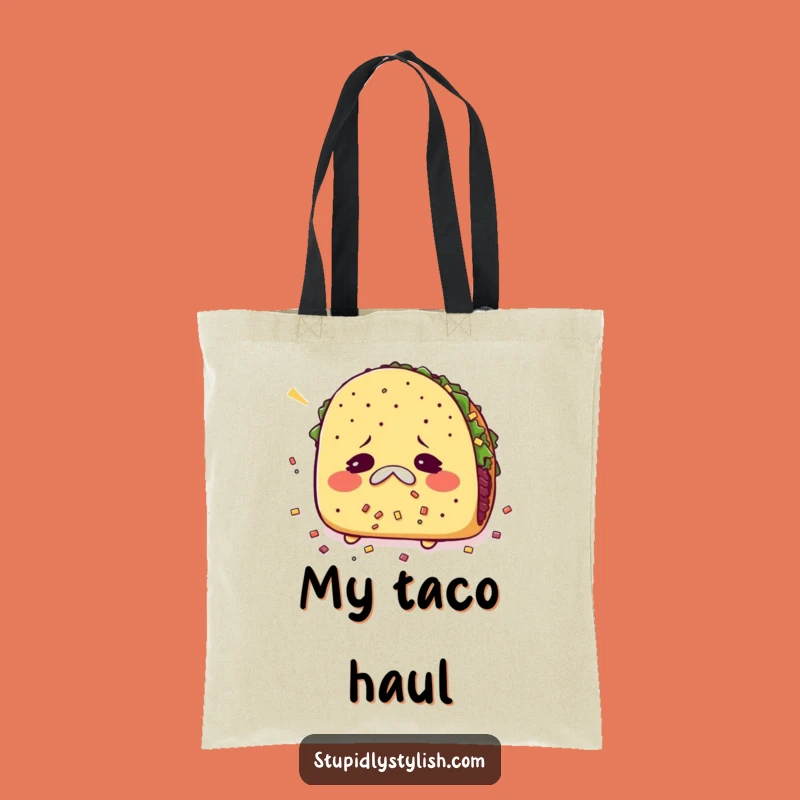 Funny Sneezing Taco Tote Bag: Carry Your Fiesta Essentials