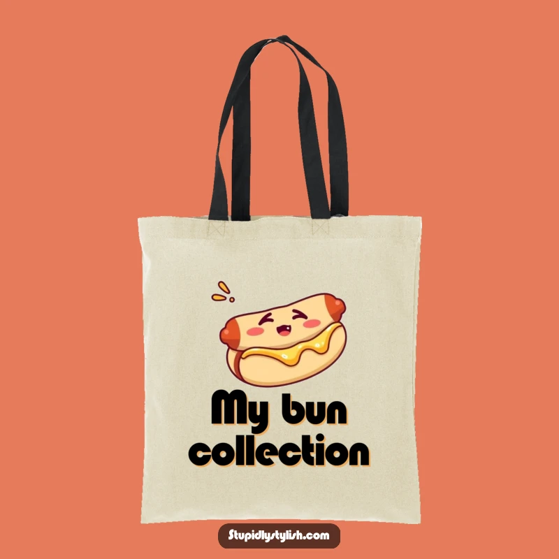 Funny Confused Hot Dog Tote Bag: Carry Your Bewilderment